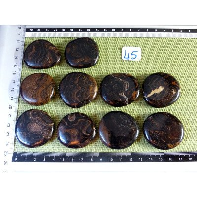 Stromatolite Pierre Plate à l unité de 27 à 30 gr | Minéraux Paubrasil