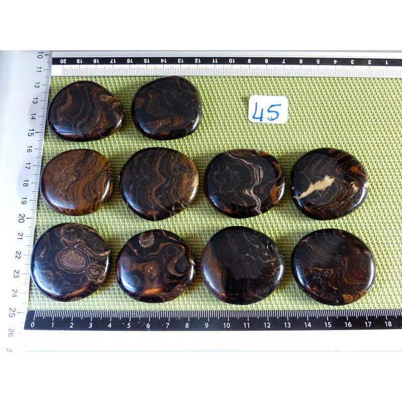 Stromatolite Pierre Plate à l unité de 27 à 30 gr | Minéraux Paubrasil