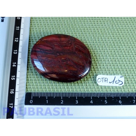 Oeil de Boeuf - Oeil de Taureau pierre plate de 24g Oeil de Boeuf - Oeil de Taureau pierre plate de 24g