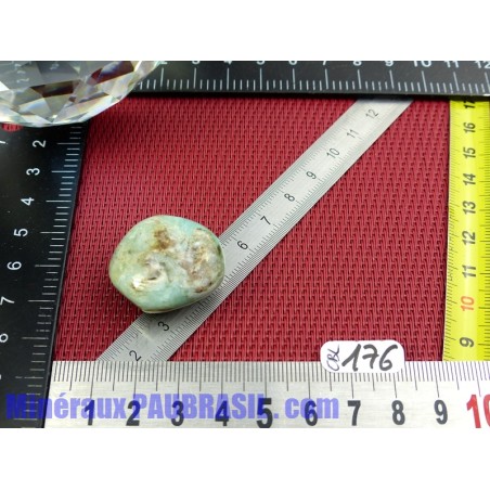 Opale Bleue des Andes Q Extra en pierre roulée 13gr