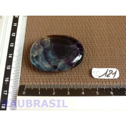 Fluorite ou fluorine multicolore Q Extra pierre plate 27g