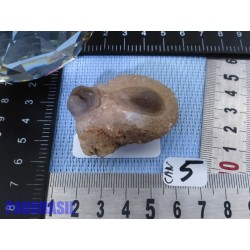 Calcédoine Noire Botryoidale en pierre brute 40gr50 rare