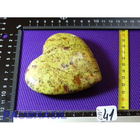 Coeur en Opale Verte Pistache Madagascar 227g