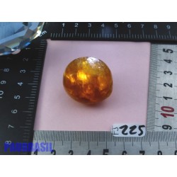 Fluorite fluorine jaune pierre roulée Q Extra 36g