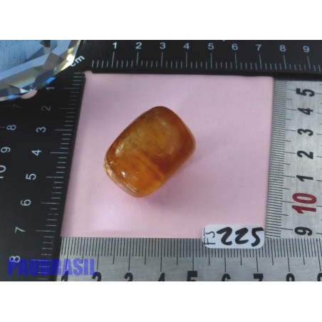 Fluorite fluorine jaune pierre roulée Q Extra 36g