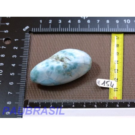 Larimar - Pectolite bleue pierre semi roulée Q Extra 65g