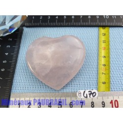 Coeur en Quartz Rose de Madagascar 84gr50