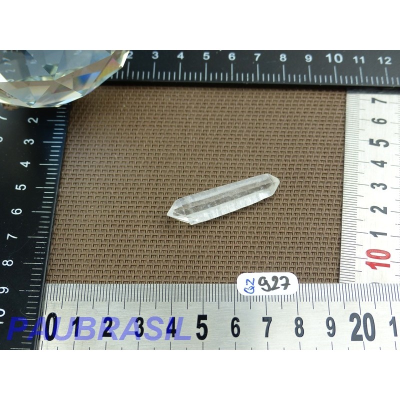 Pointe biterminée en cristal de roche Q Extra  pour lithothérapie 6g