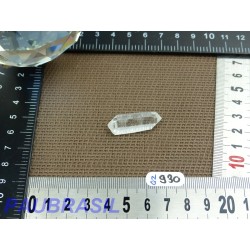 Pointe biterminée en cristal de roche Q Extra  pour lithothérapie 4g