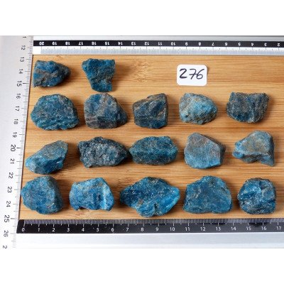 Apatite Bleue Pierre Brute à l unité de 16 à 18 gr | Minéraux Paubrasil