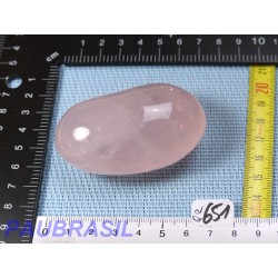 Quartz Rose en pierre polie de Madagascar 128gr