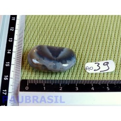 Agate Orbiculaire du Botswana en pierre plate Q Extra 17g