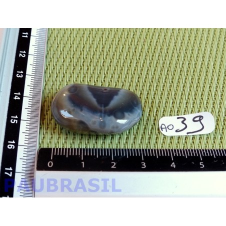 Agate Orbiculaire du Botswana en pierre plate Q Extra 17g