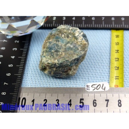 Apatite Bleue en pierre brute du Brésil 87g