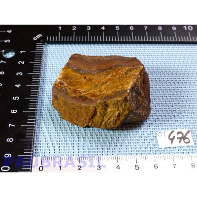 Œil de tigre en pierre brute 89g