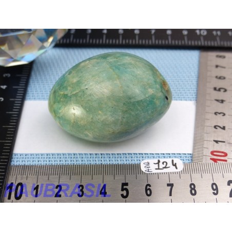 Amazonite de Madagascar Q Extra en galet poli 145g