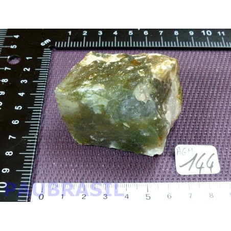 Agate Mousse en pierre brute 166g