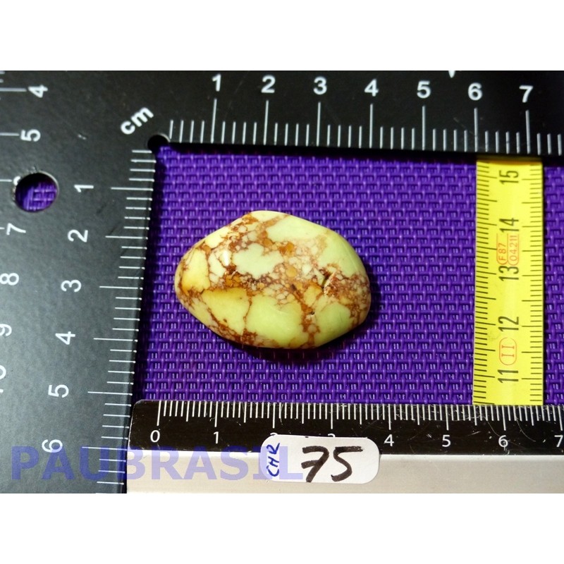Chrysoprase Citron Australie pierre roulée Q Extra 15gr