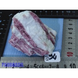 Quartz Rubellite tourmaline rose pierre brute 177gr Brésil