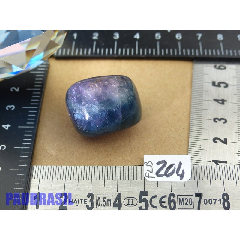 Fluorite bleue en pierre roulée 32gr50