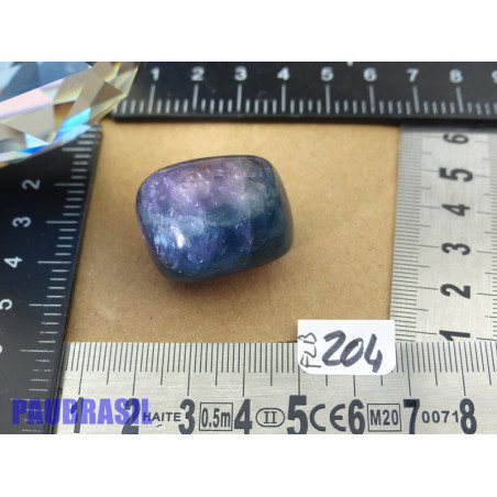 Fluorite bleue en pierre roulée 32gr50