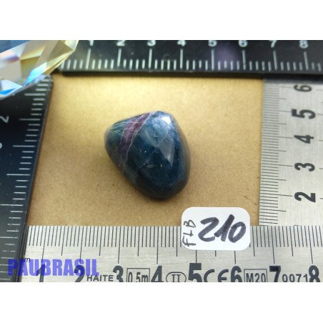 Fluorite bleue en pierre roulée 18g