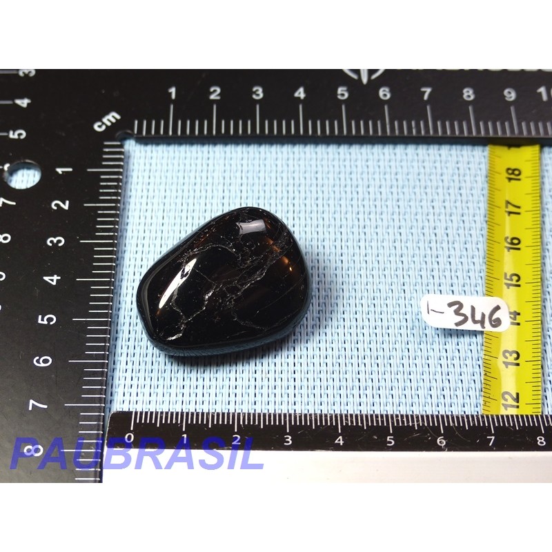 Tourmaline Noire Schorl en Pierre roulée de 34g Q Extra