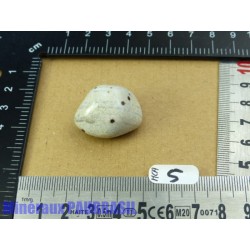 Mangano Calcedoine ou Mangan Chalcedony pierre roulée 16g Rare