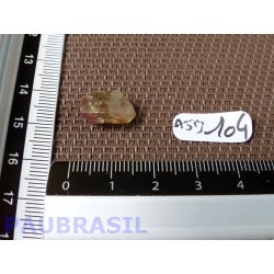 Apatite jaune-verte brute du Brésil 1gr60