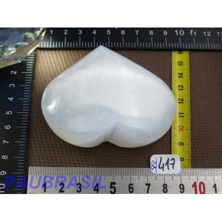 Coeur en Selenite - Gypse fibreux 180g