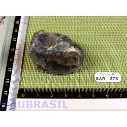 Corindon bleu - Saphir en pierre brute de 63gr