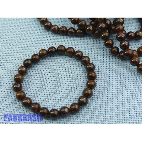 Bracelet Bronzite en perles de 8mm