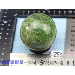 Sphère en Diopside - Chrome diopside 286g 57mm diamètre