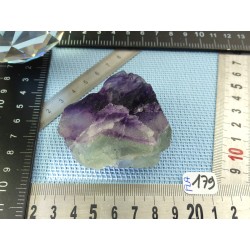 Fluorite ou fluorine multicolore Q Extra pierre brute 125g