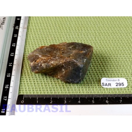 Corindon bleu - Saphir en pierre brute de 57gr