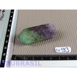 Fluorite ou fluorine multicolore pointe polie Q Extra 38g