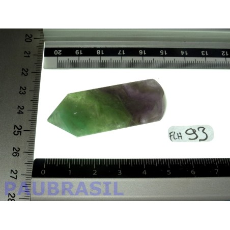 Fluorite ou fluorine multicolore pointe polie Q Extra 38g