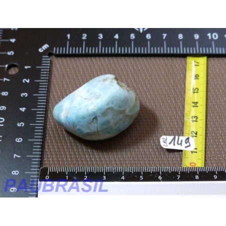 Larimar - Pectolite bleue pierre semi roulée Q Extra 71gr