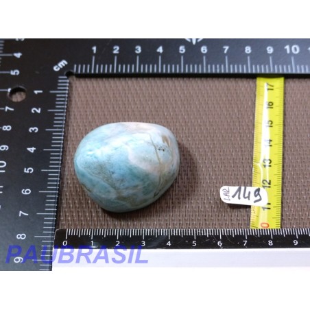 Larimar - Pectolite bleue pierre semi roulée Q Extra 71gr