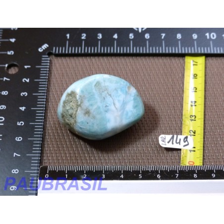 Larimar - Pectolite bleue pierre semi roulée Q Extra 71gr