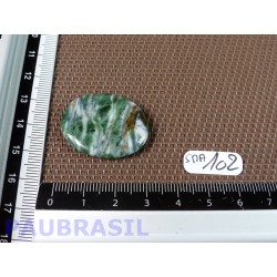 Smaragdite du Cap Corse en mini pierre plate de 8gr