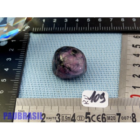 Rubellite tourmaline rose Brésil pierre roulée 22gr