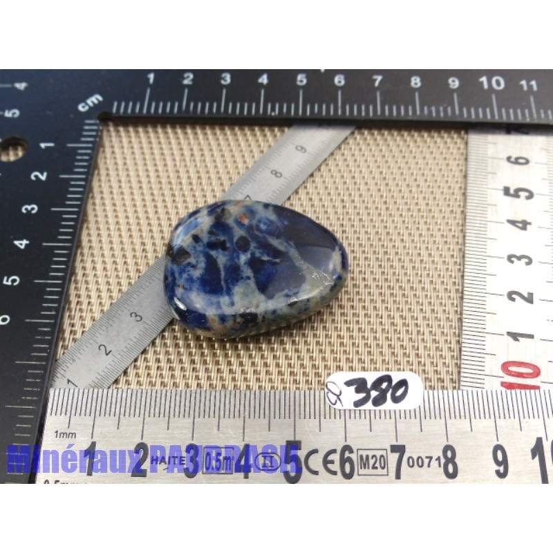 Sodalite ou Ackmanite Q Extra pierre plate 24g