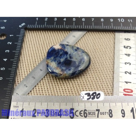 Sodalite ou Ackmanite Q Extra pierre plate 24g
