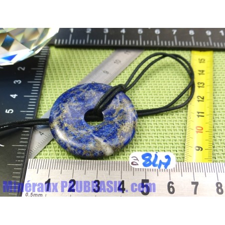 Pi Donut pendentif en Lapis Lazuli 40mm