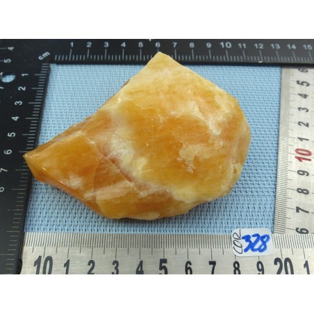 Calcite Orange en Pierre Brute 331gr