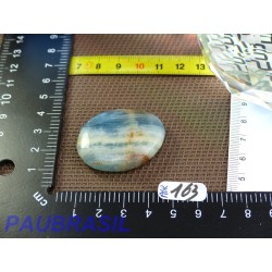 Aragonite bleue - Scheelite Q Extra en Pierre Plate 20gr