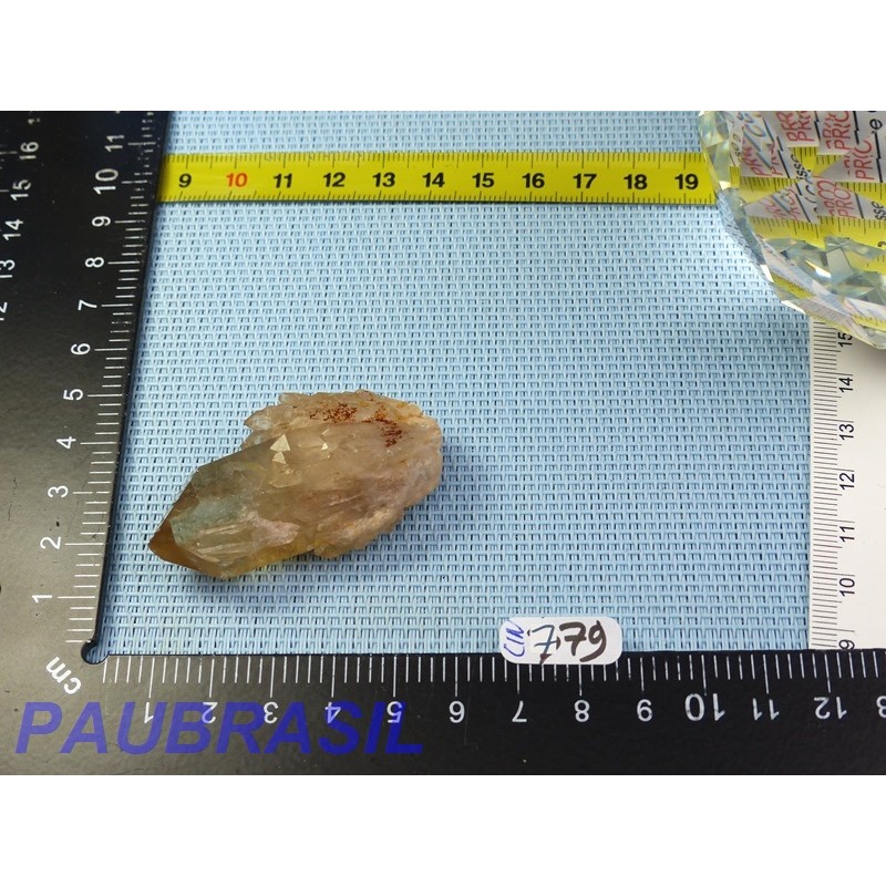 Pointe de Citrine Naturelle Brute du Congo Q Extra 32g