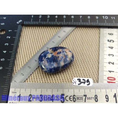 Sodalite ou Ackmanite Q Extra pierre plate 17g