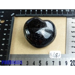 Coeur en Tourmaline Noire 131g